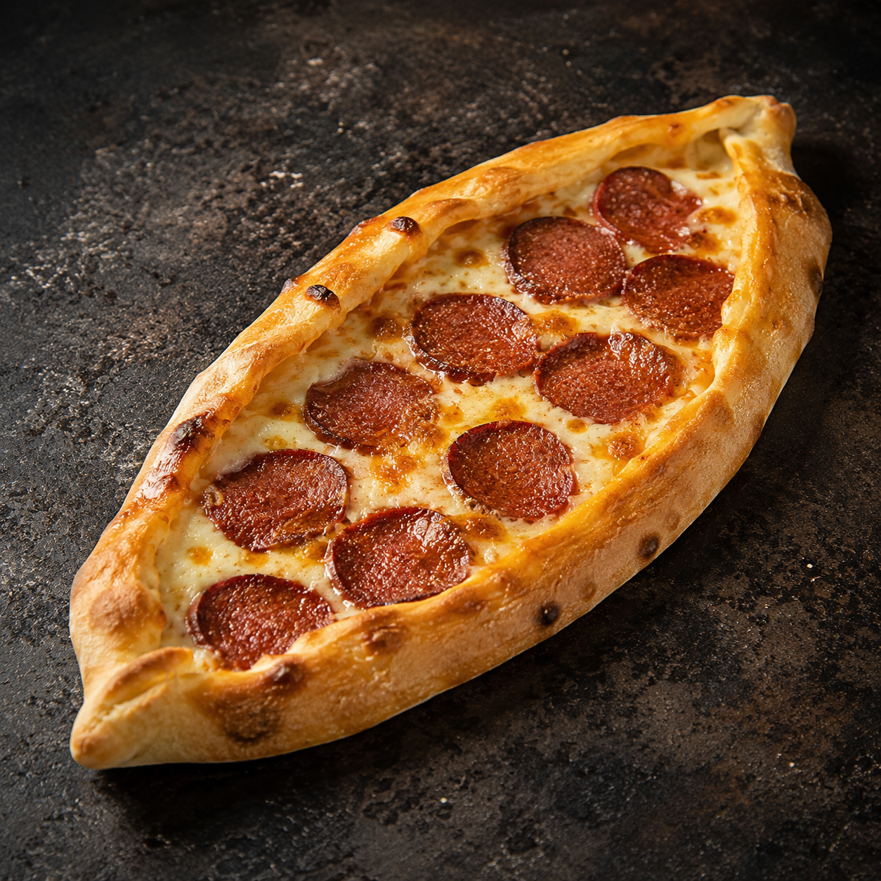 Pide mit Salami