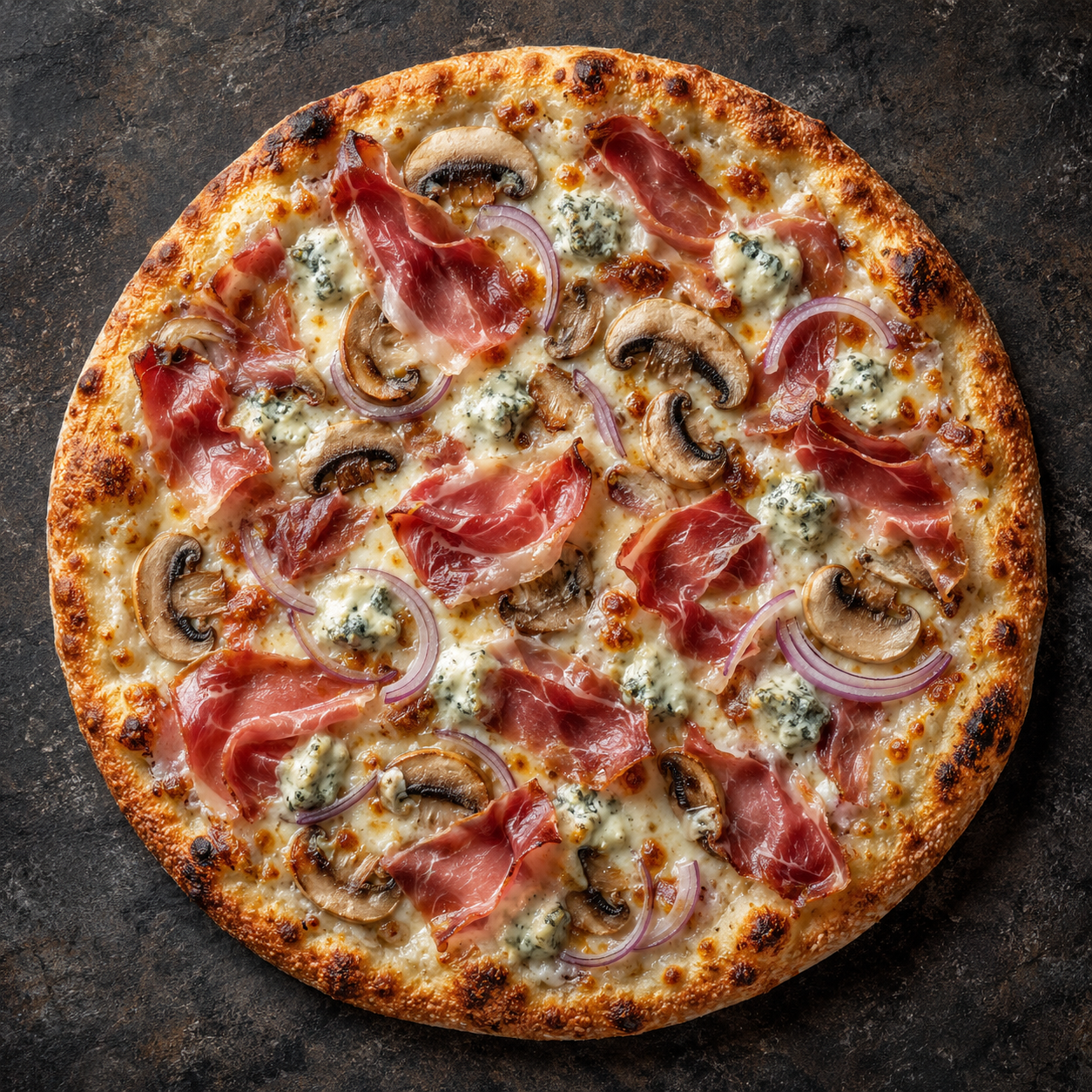 Pizza Prosciutto e Funghi