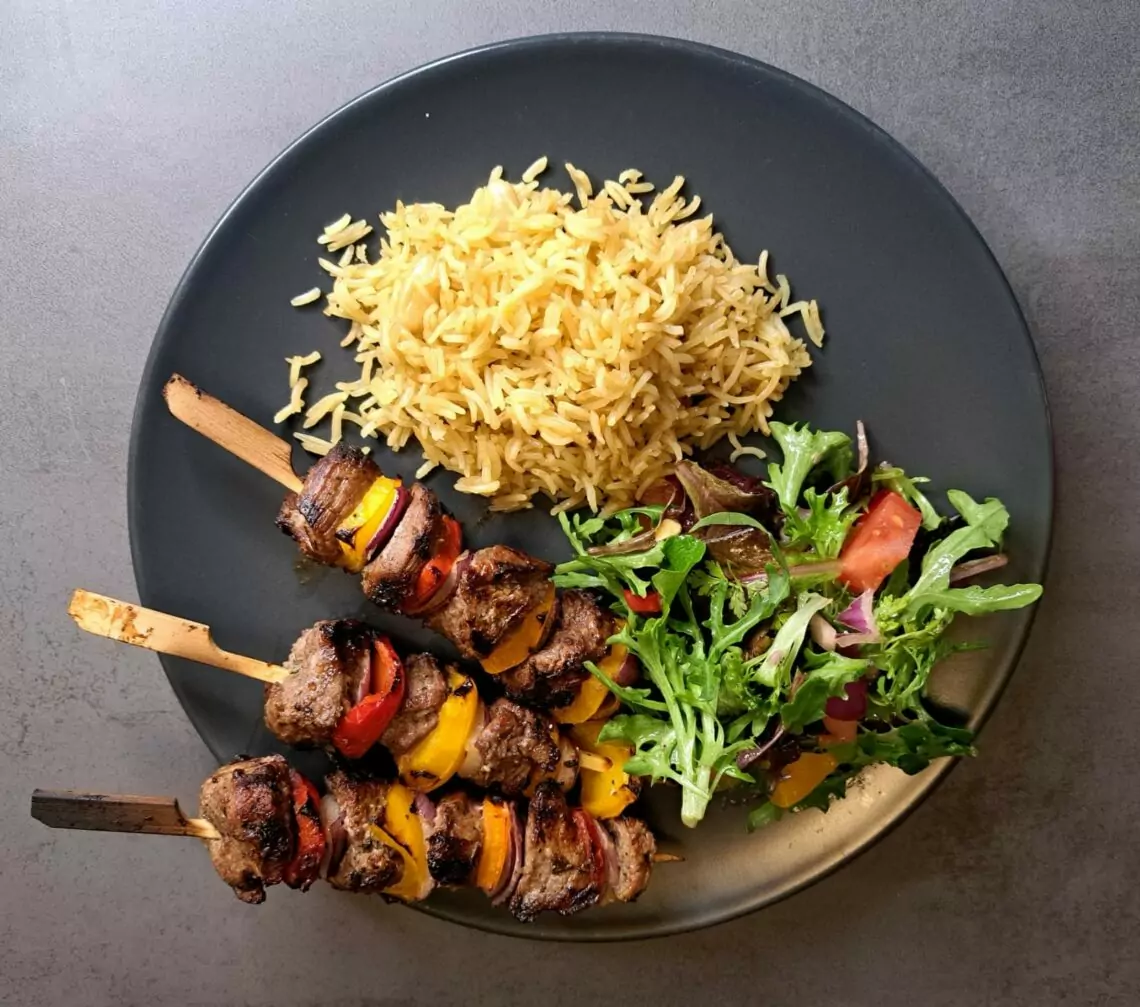 Lamm Schisch Kebab Teller